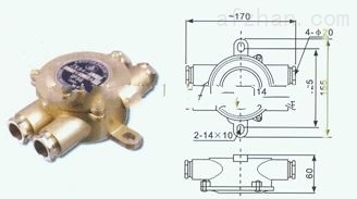 JXS4-6C 船用铜质水密接线盒