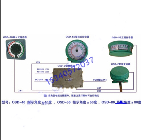 OSD-40，OSD-50，OSD-80舵角指示器