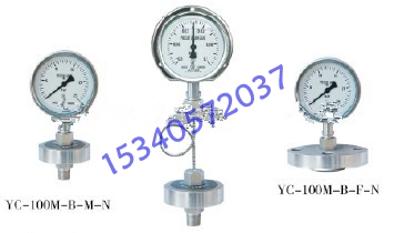 YC-M型船用隔膜式压力表