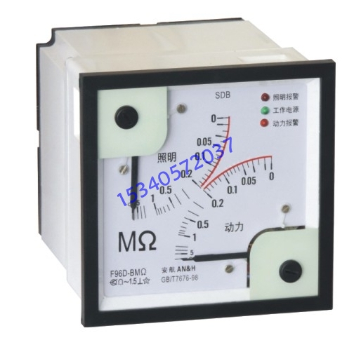 F96D-BMΩ/Q96D-MΩA交流电网绝缘电阻监测仪