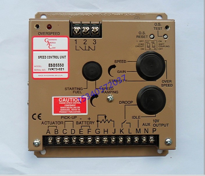 康明斯6BT5.9-G2发电机组康明斯电调执行器控制器ESD5500E
