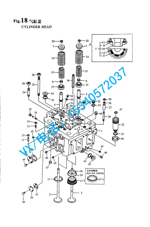 适合海口YANMAR洋马游艇发动机8N330螺母 M16X1.5GB/T6171 M16X1.5便宜配件