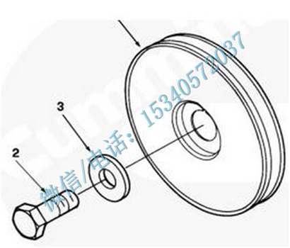 适用于康明斯大修3165304-20电机皮带轮