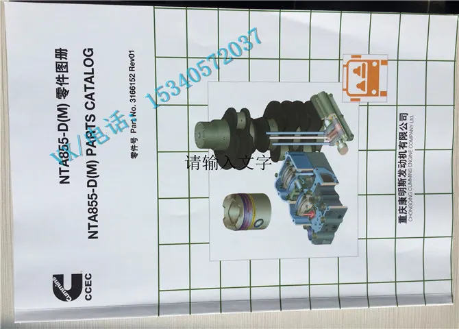 适用于康明斯3166115-20NTA855-C零件目录