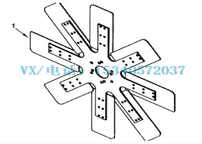 适用于康明斯3165799-20风扇特价批发