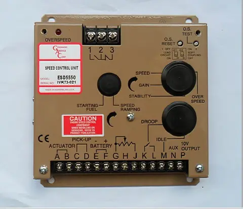 康明斯6BT5.9-G2发电机组康明斯电调执行器控制器ESD5500E