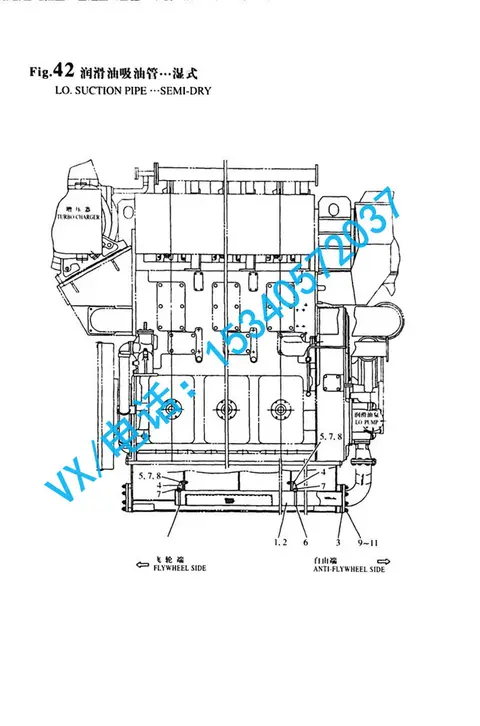 GB/T6185.2 M16X1.5锁紧螺母 M16X1.5适用于天津洋马YANMAR船用柴油机8N330配套厂