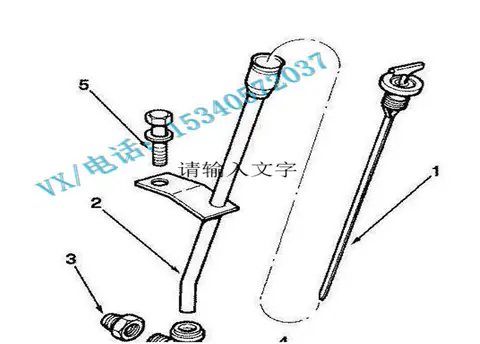 适用于康明斯船舶重工配件M11-330机油尺